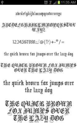 Royal Fonts android App screenshot 4